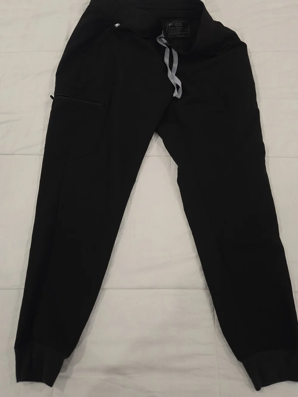 FIGS Women Medium Black Jogger Sweatpants with Utility Pocket